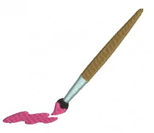 Stickdatei - Malerei Pinsel